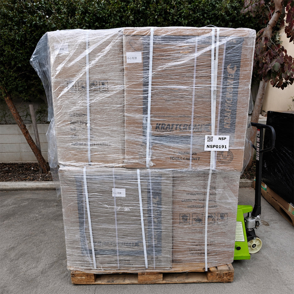 mystery pallet nsp-0191 wrapped kraftcrome pallet