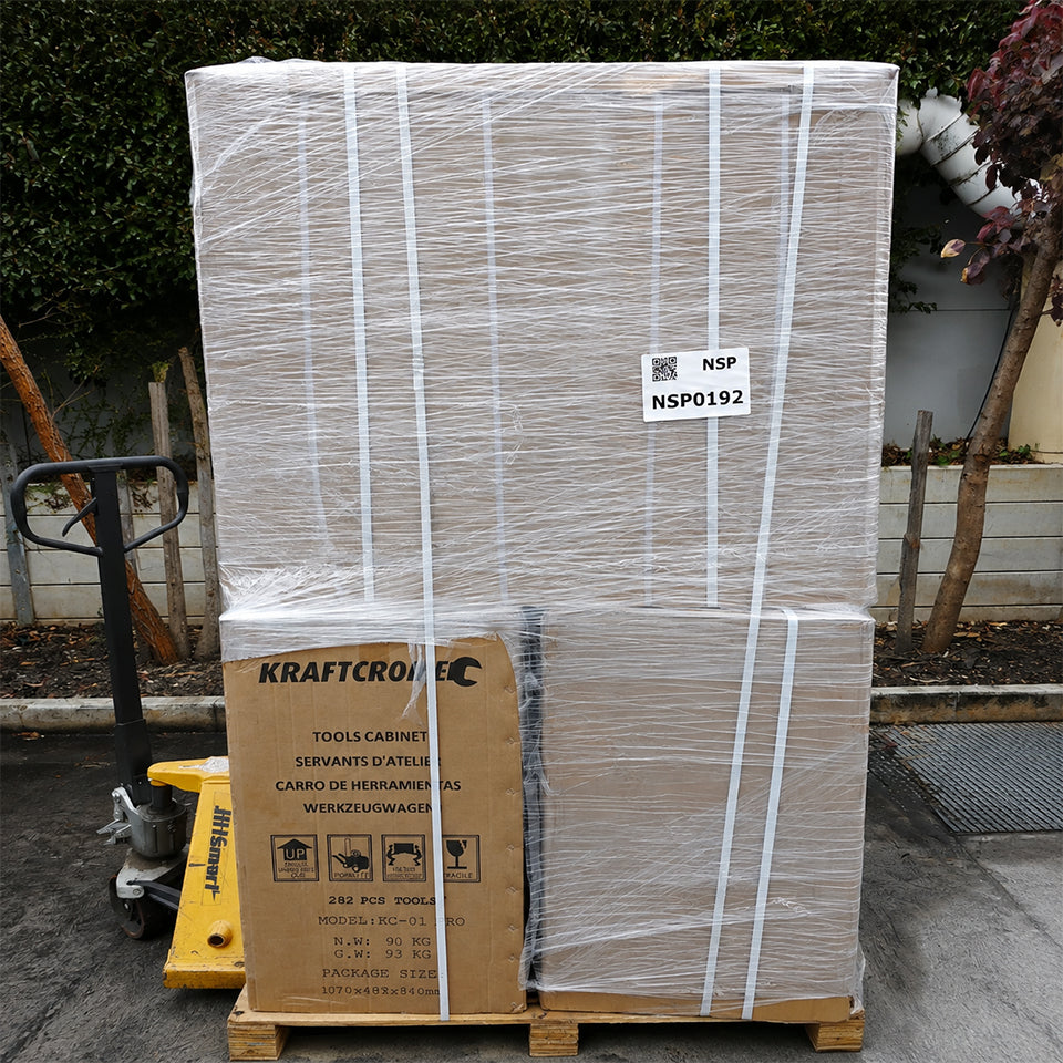 mystery pallet nsp-0192 wrapped kraftcrome pallet
